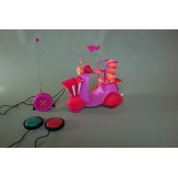 Lalaloopsy scooter tweeknops (afstandsbediening)